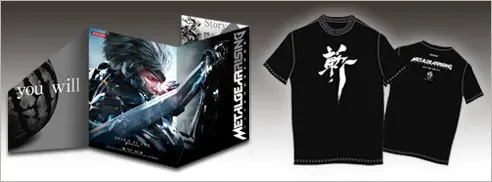 Metal-Gear-Rising-T-Shirt-and-Flyer