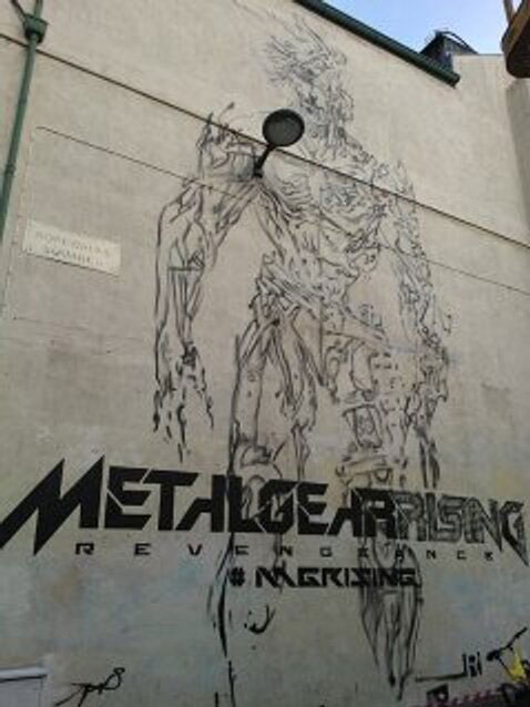 Metal-Gear-Rising-Raiden-Mural
